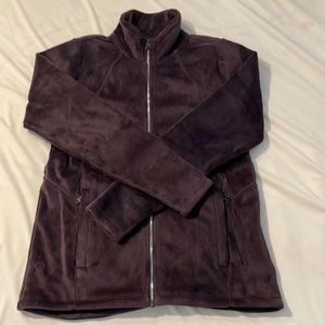 Athleta double cozy karma recover full zip, Women’s size S in Deep crocus violet